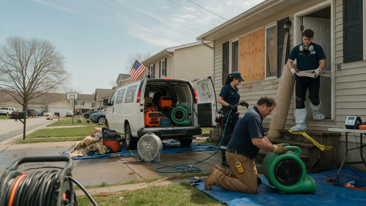 Water Damage Restoration in Wenona, IL near me
